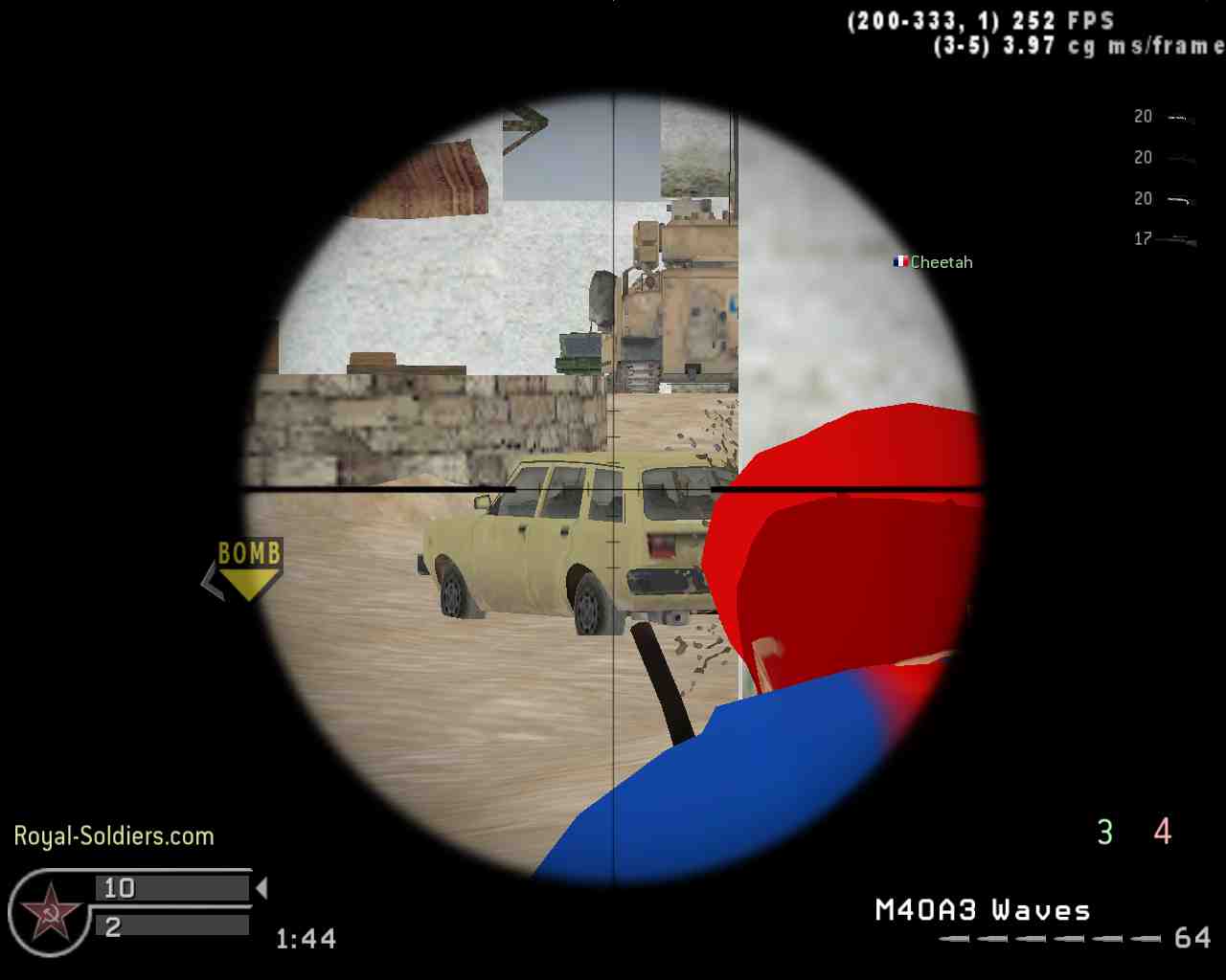 Numero 13, mp_toujane_beta, |RS|Sniper Only Promod - Round: 0/20
