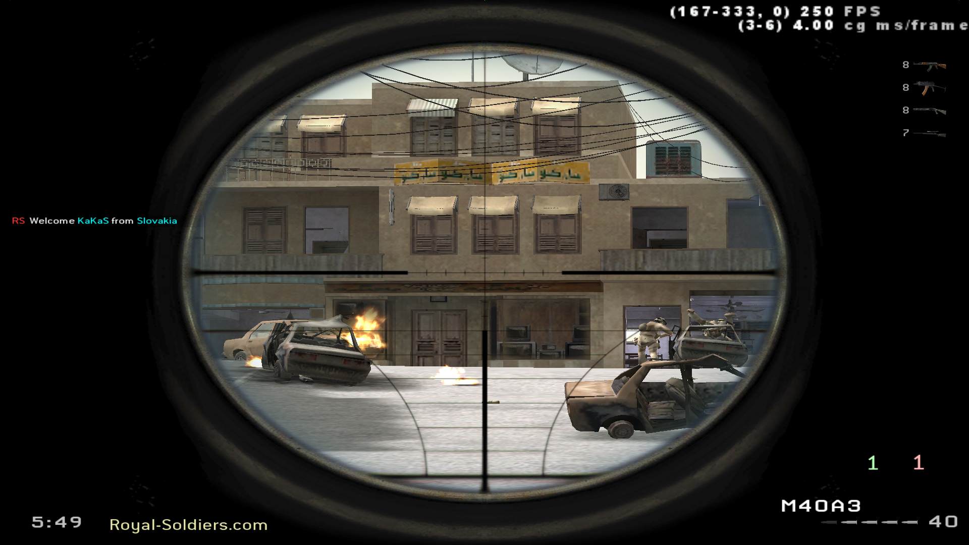 KaKaS, mp_crossfire, |RS|Promod TDM