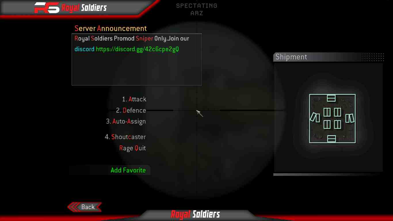 mario, mp_shipment, |RS|Sniper Only Promod - Round: 6/20