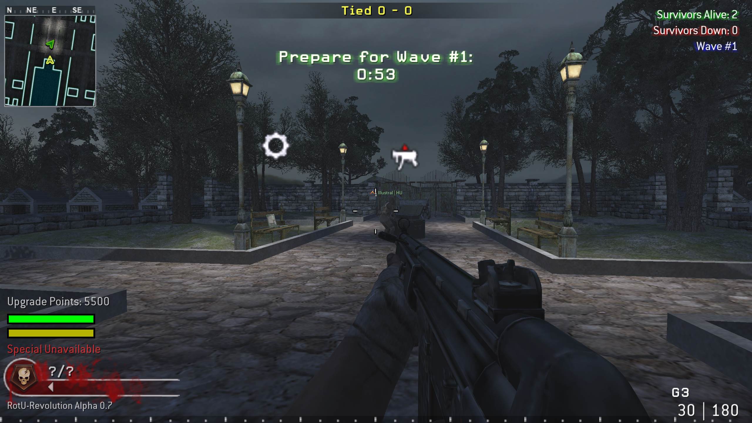 HPG  Pulse, mp_surv_graveyard, |RS|RotU-Revolution - Zombies
