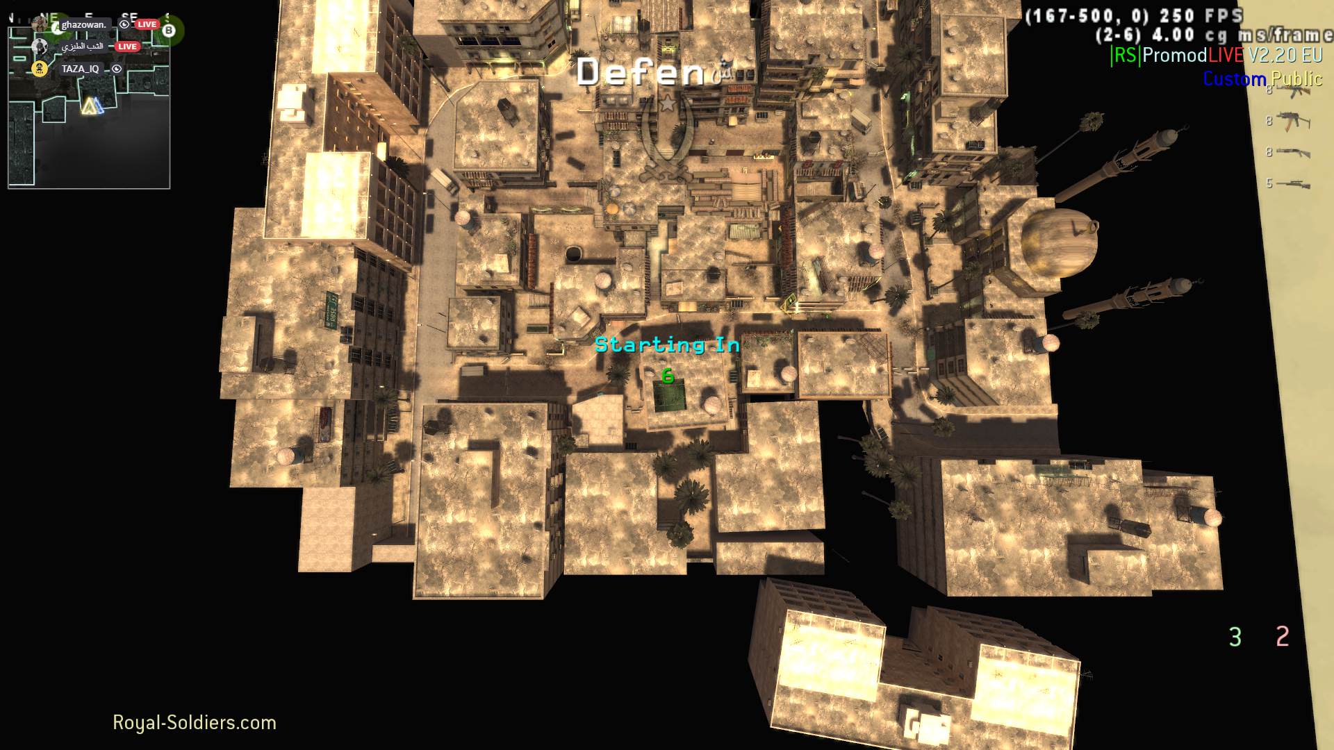 Default, mp_citystreets, |RS|Promod S&D 2.20 - Round: 12/20