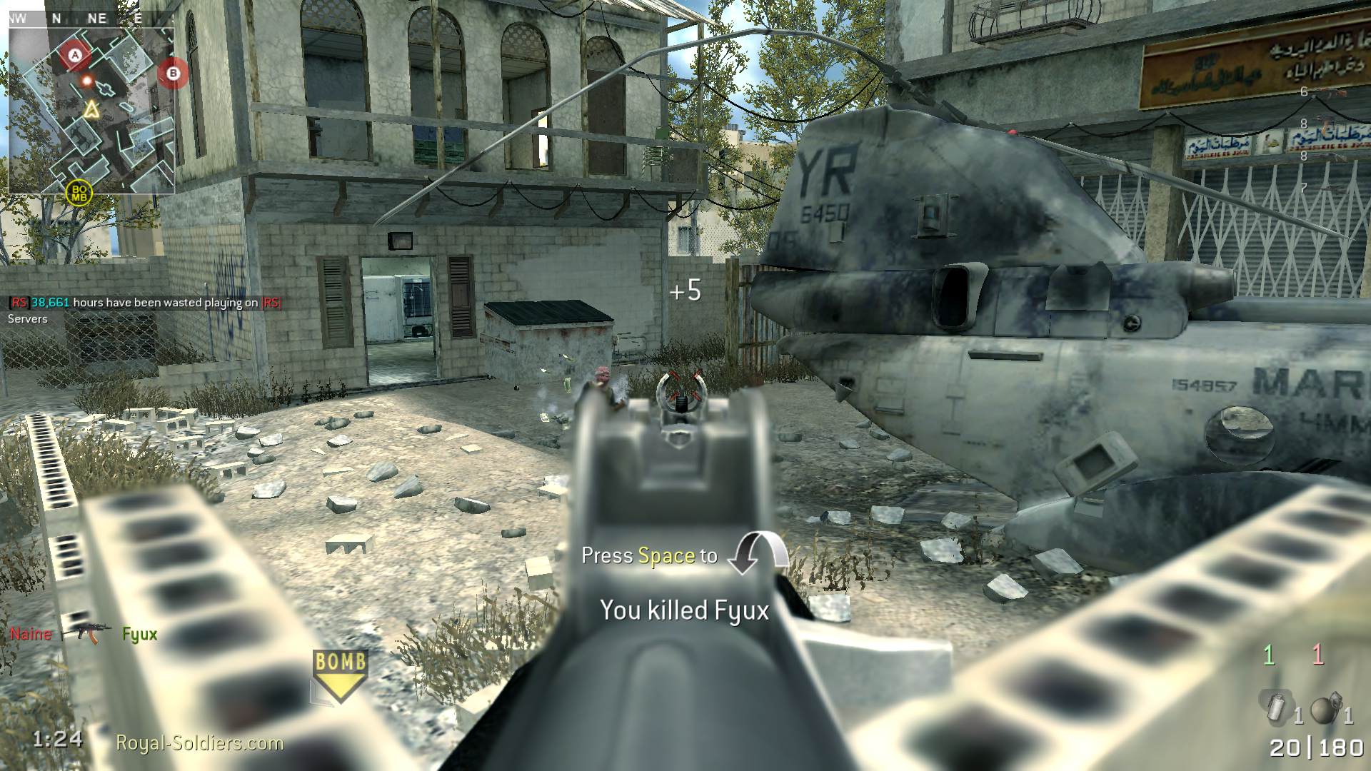 Naine, mp_crash, |RS|Promod S&D 2.20 - Round: 16/20