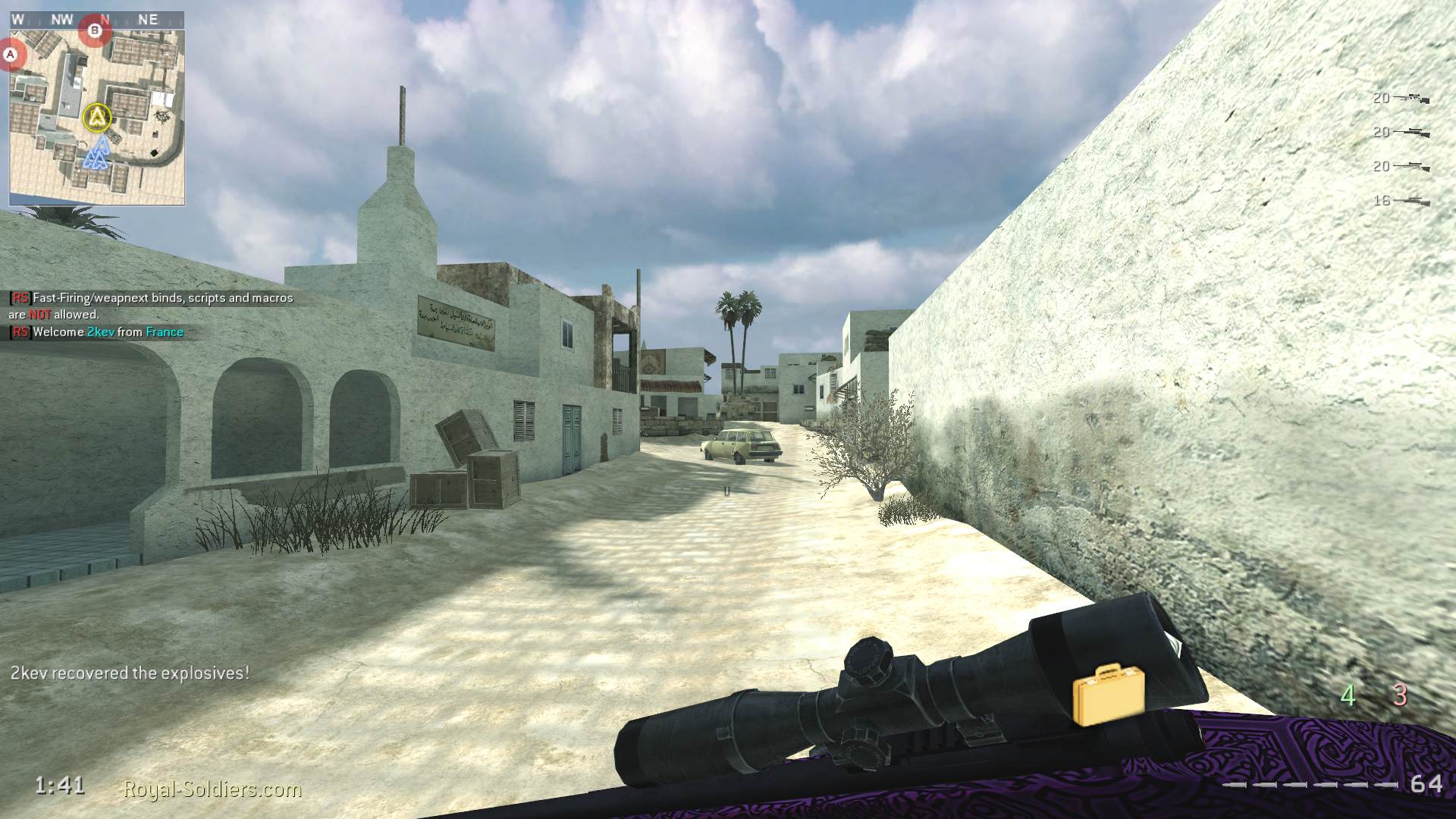 2kev, mp_toujane_beta, |RS|Sniper Only Promod - Round: 7/20