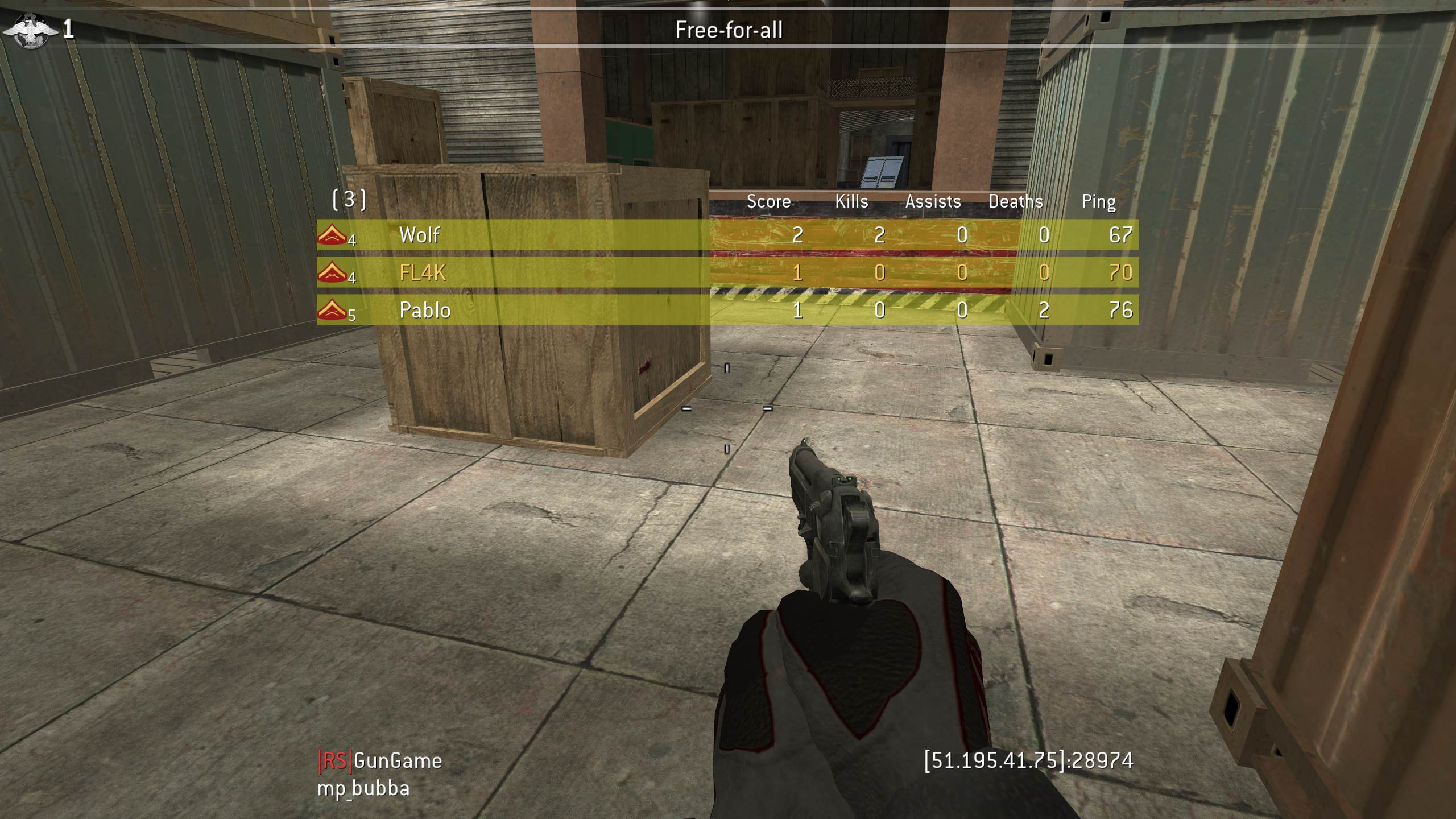FL4K, mp_bubba, |RS|GunGame