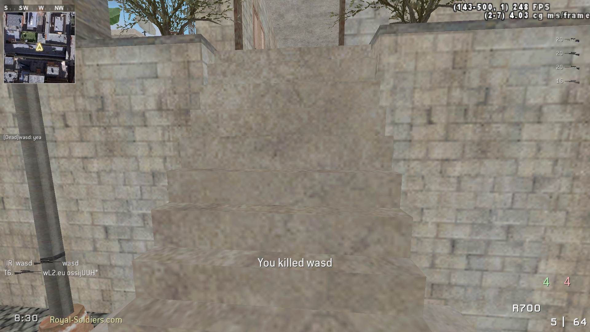 IR wasd, mp_berry_village, |RS|Sniper Only Promod - Round: 0/20