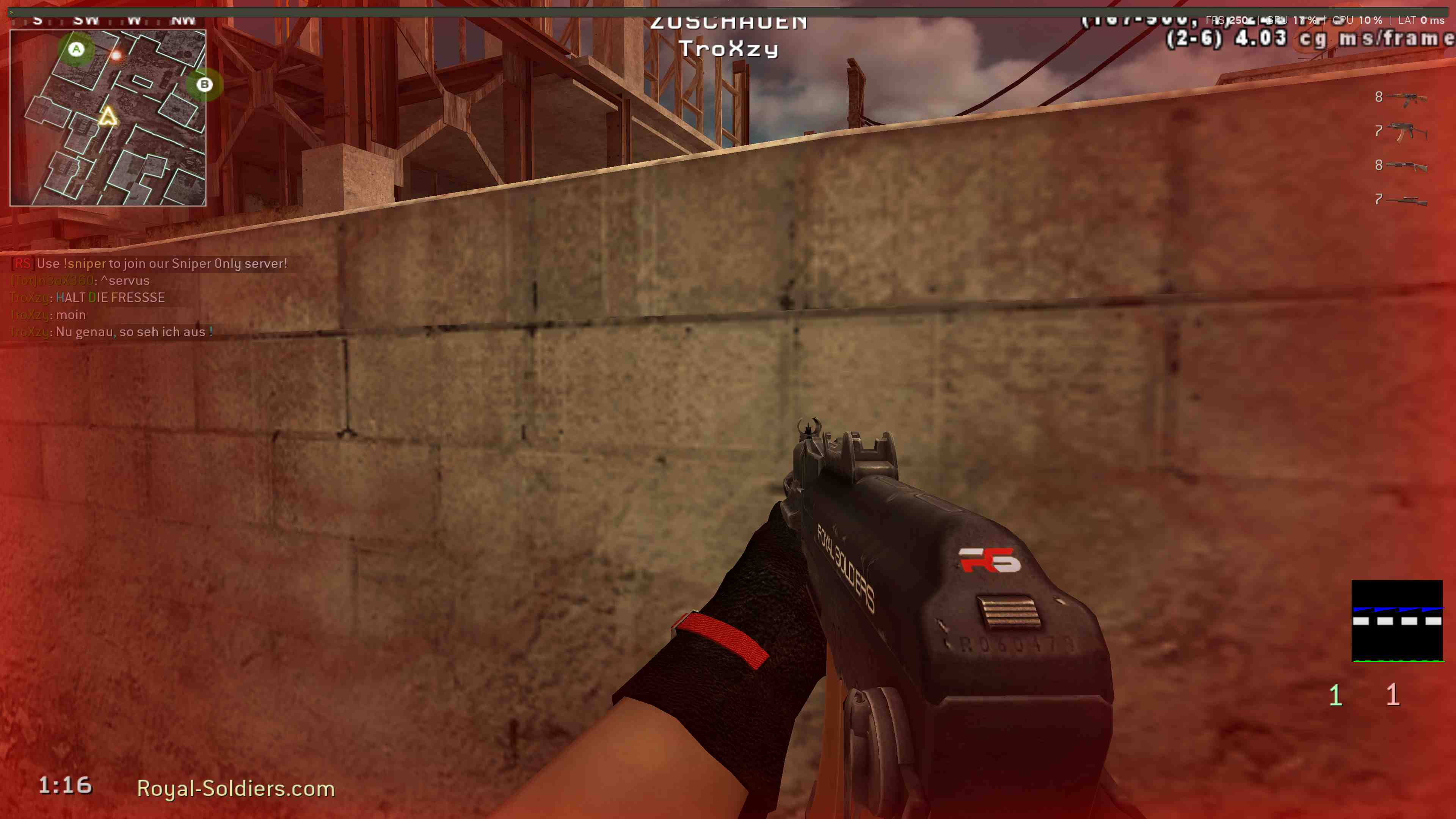 n3oX360, mp_backlot, |RS|Promod S&D 2.20 - Round: 19/20
