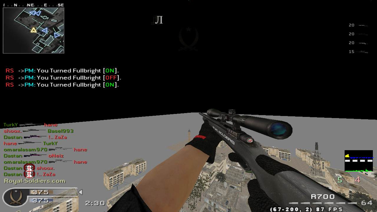 Desmo16, mp_crash, |RS|Sniper Only Promod - Round: 4/20