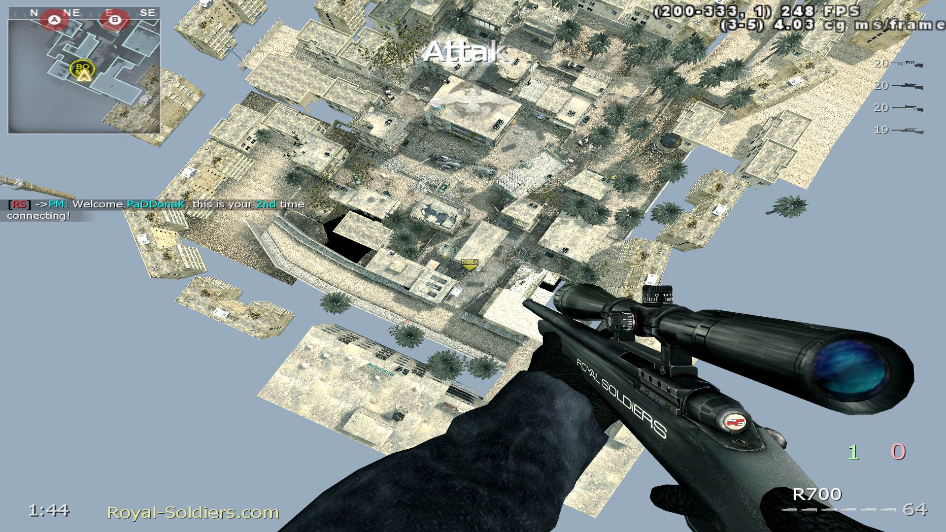 PaDDonaK, mp_crash, |RS|Sniper Only Promod