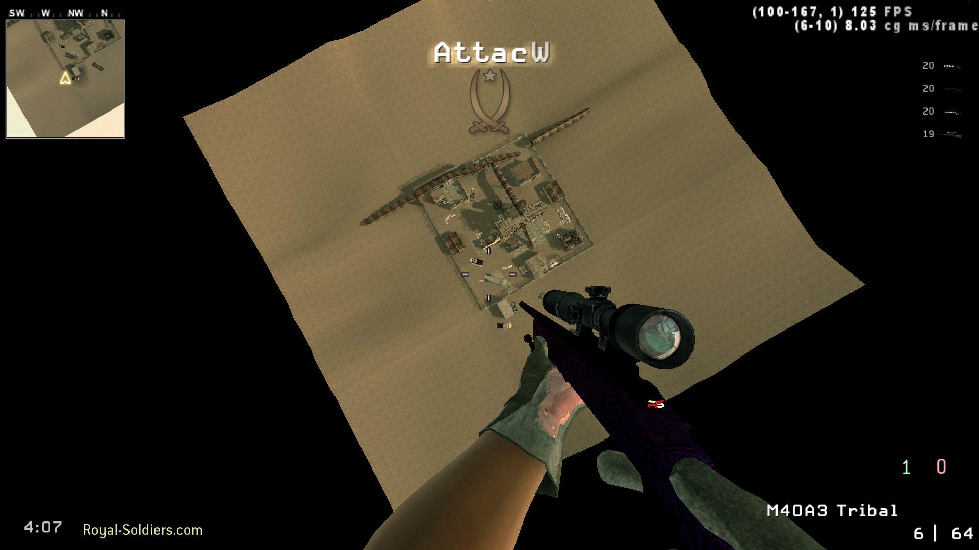 Theone53, mp_modern_rust, |RS|Sniper Only Promod - Round: 4/20