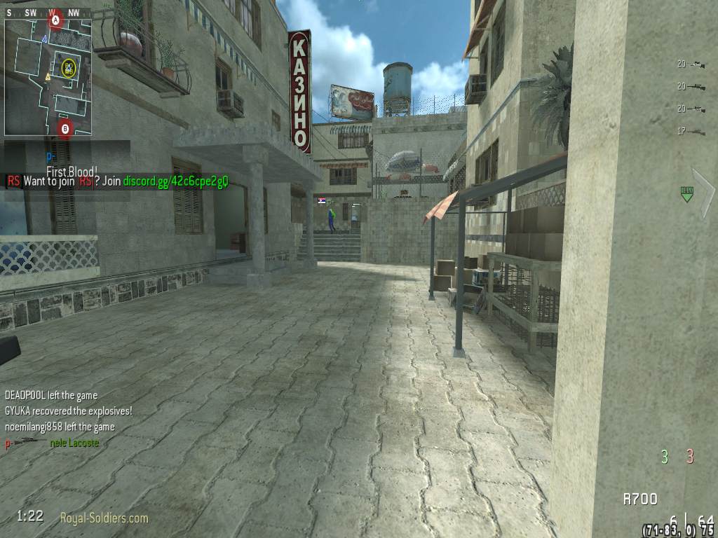 Jocoke, mp_marketcenter, |RS|Sniper Only Promod - Round: 12/20