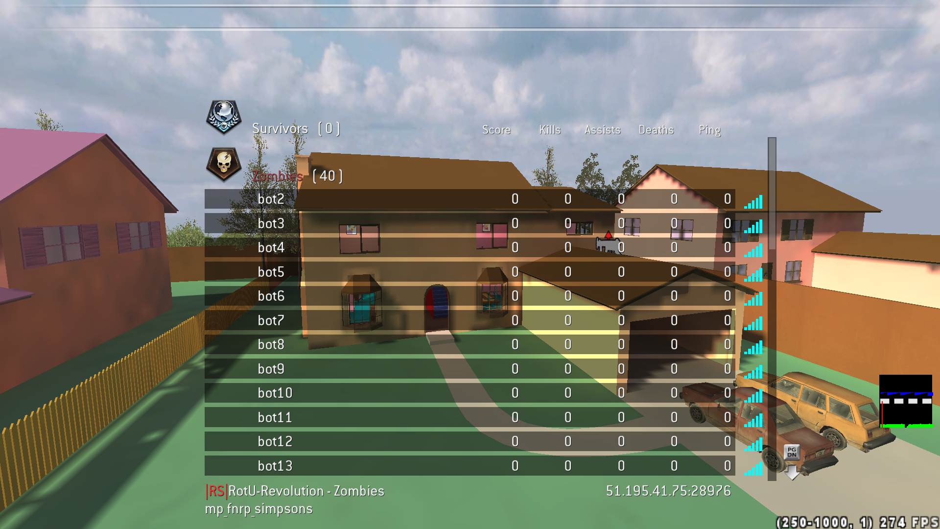 BORE BALBOA, mp_fnrp_simpsons, |RS|RotU-Revolution - Zombies