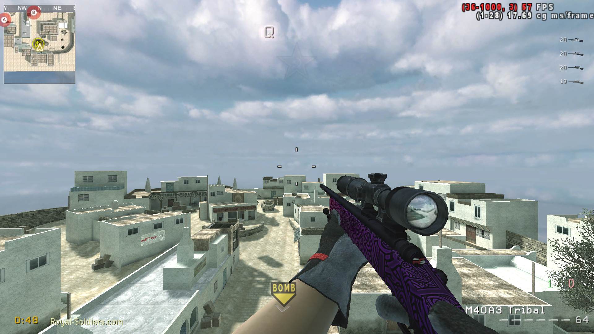 ekasplayz1, mp_toujane_beta, |RS|Sniper Only Promod - Round: 4/20