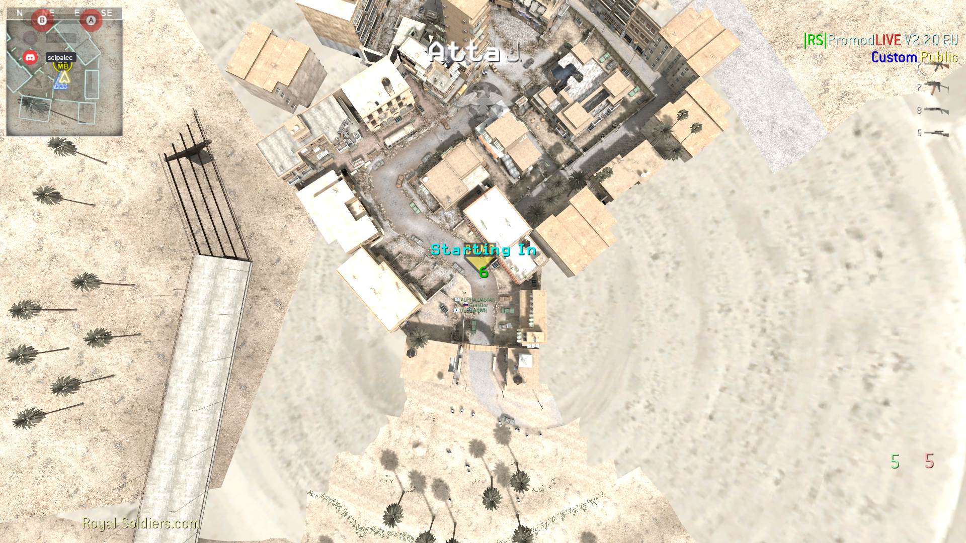 RxoN, mp_crossfire, |RS|Promod S&D 2.20 - Round: 10/20