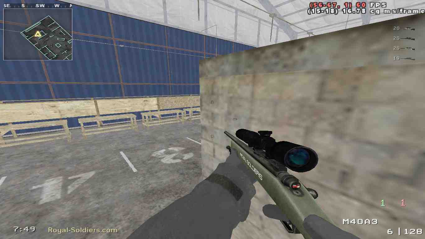 lanadelrey, mp_killhouse, |RS|Sniper Only Promod - Round: 13/20