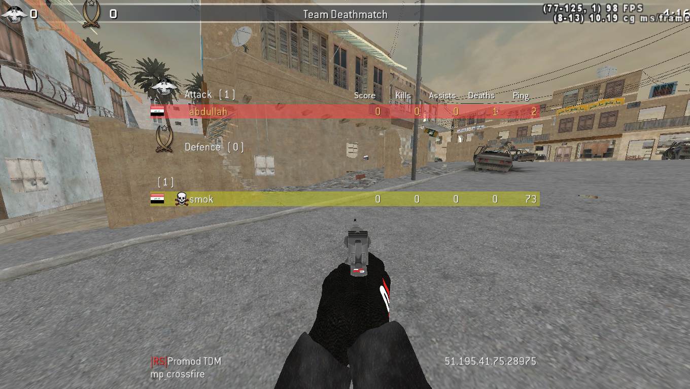 abdullah, mp_crossfire, |RS|Promod TDM