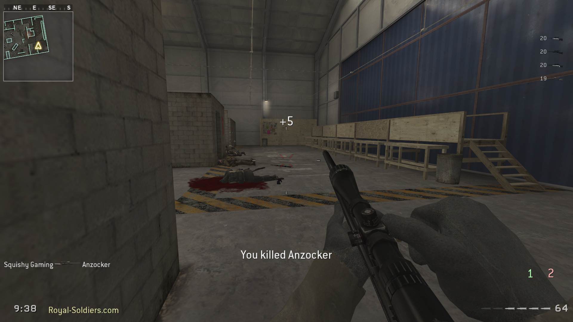 Squishy Gaming, mp_killhouse, |RS|Sniper Only Promod - Round: 7/20