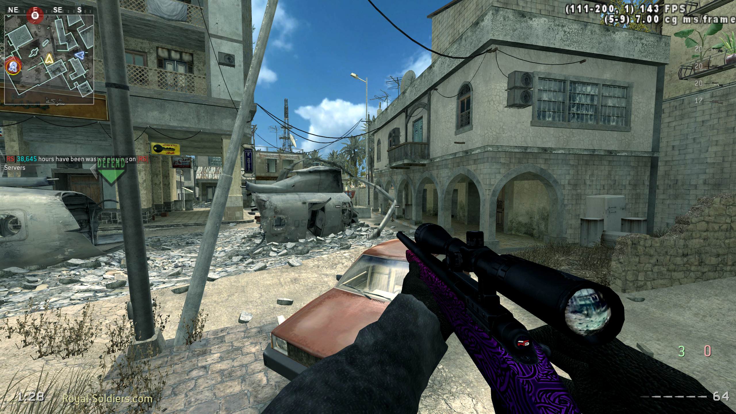 mavverick69, mp_crash, |RS|Sniper Only Promod