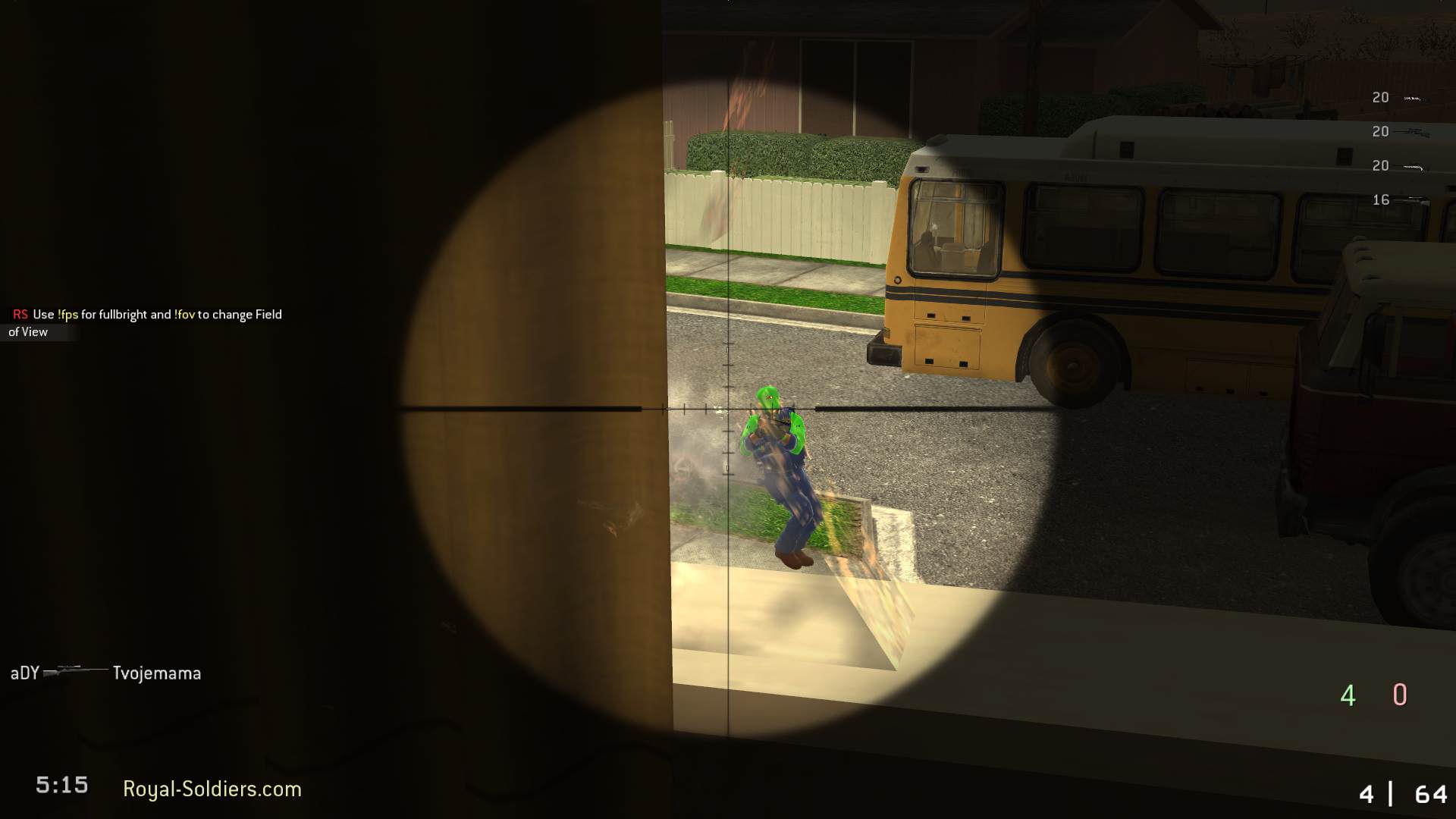 Mili, mp_nuketown, |RS|Sniper Only Promod - Round: 16/20