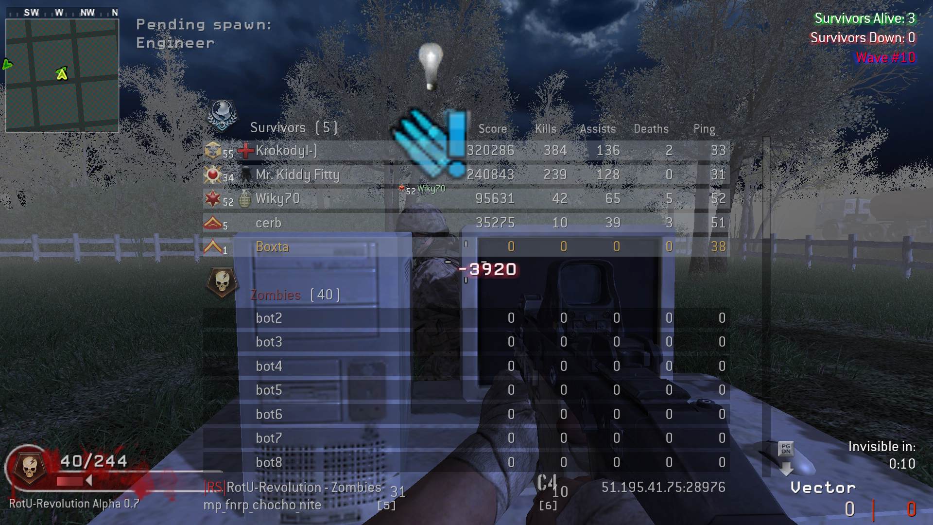 Boxta, mp_fnrp_chocho_nite, |RS|RotU-Revolution - Zombies