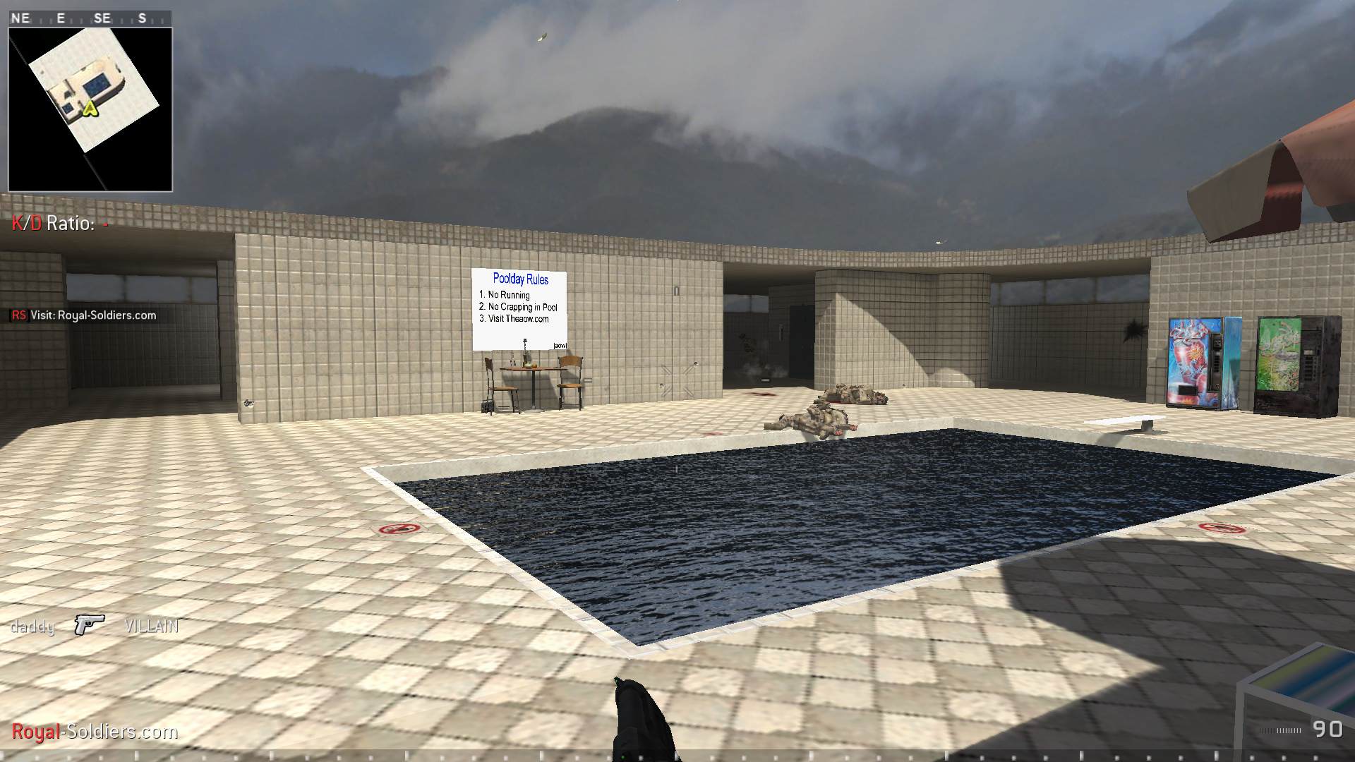 MI6, mp_poolday, |RS|GunGame