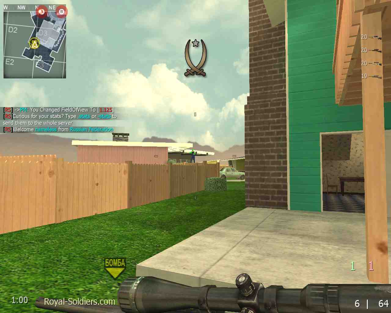 nameless, mp_nuketown, |RS|Sniper Only Promod - Round: 1/20
