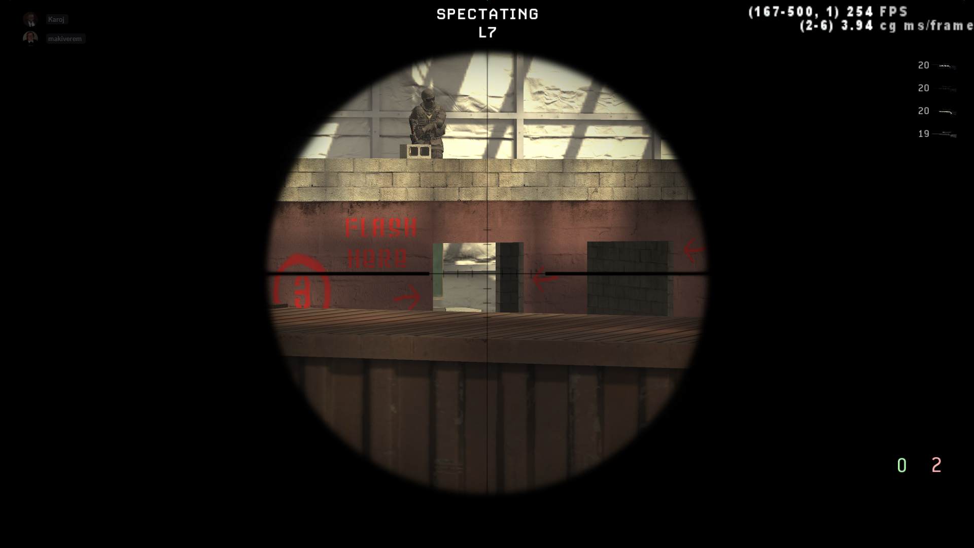 HansoloBr, mp_killhouse, |RS|Sniper Only Promod - Round: 7/20