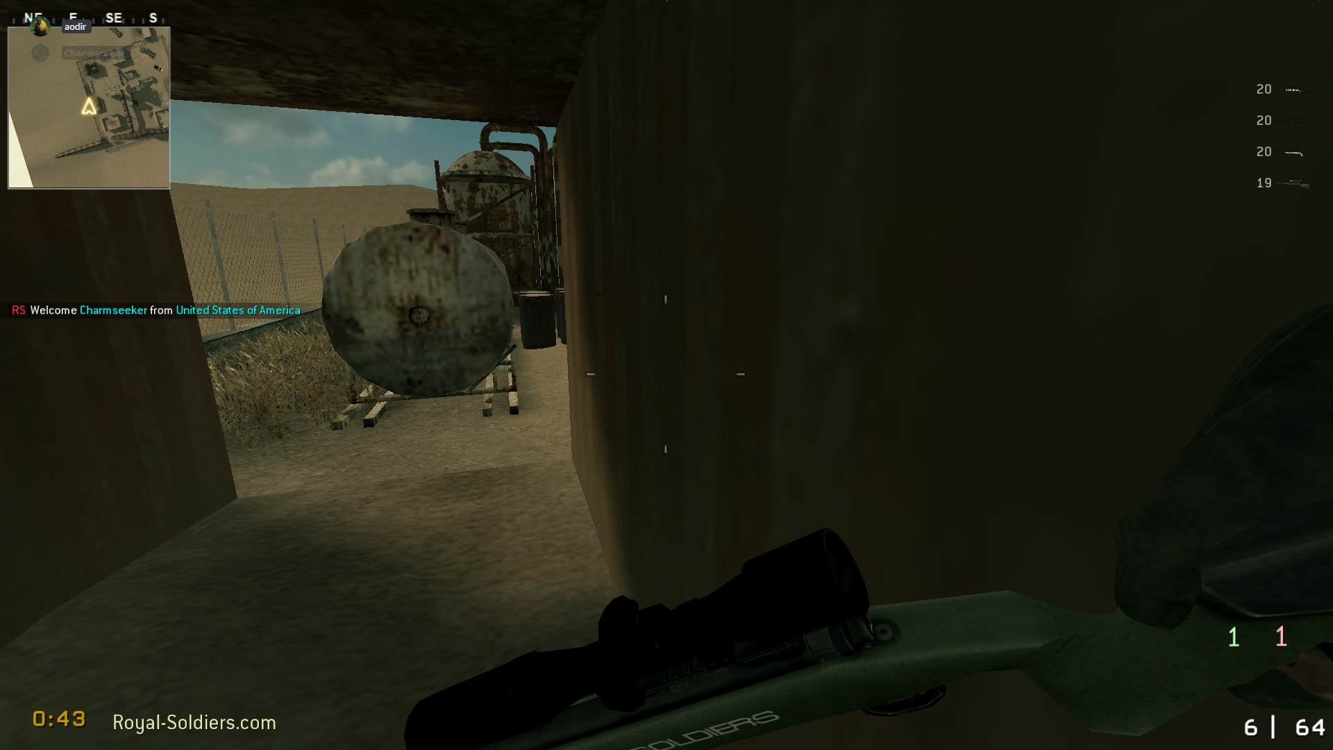 Aodir, mp_modern_rust, |RS|Sniper Only Promod - Round: 5/20