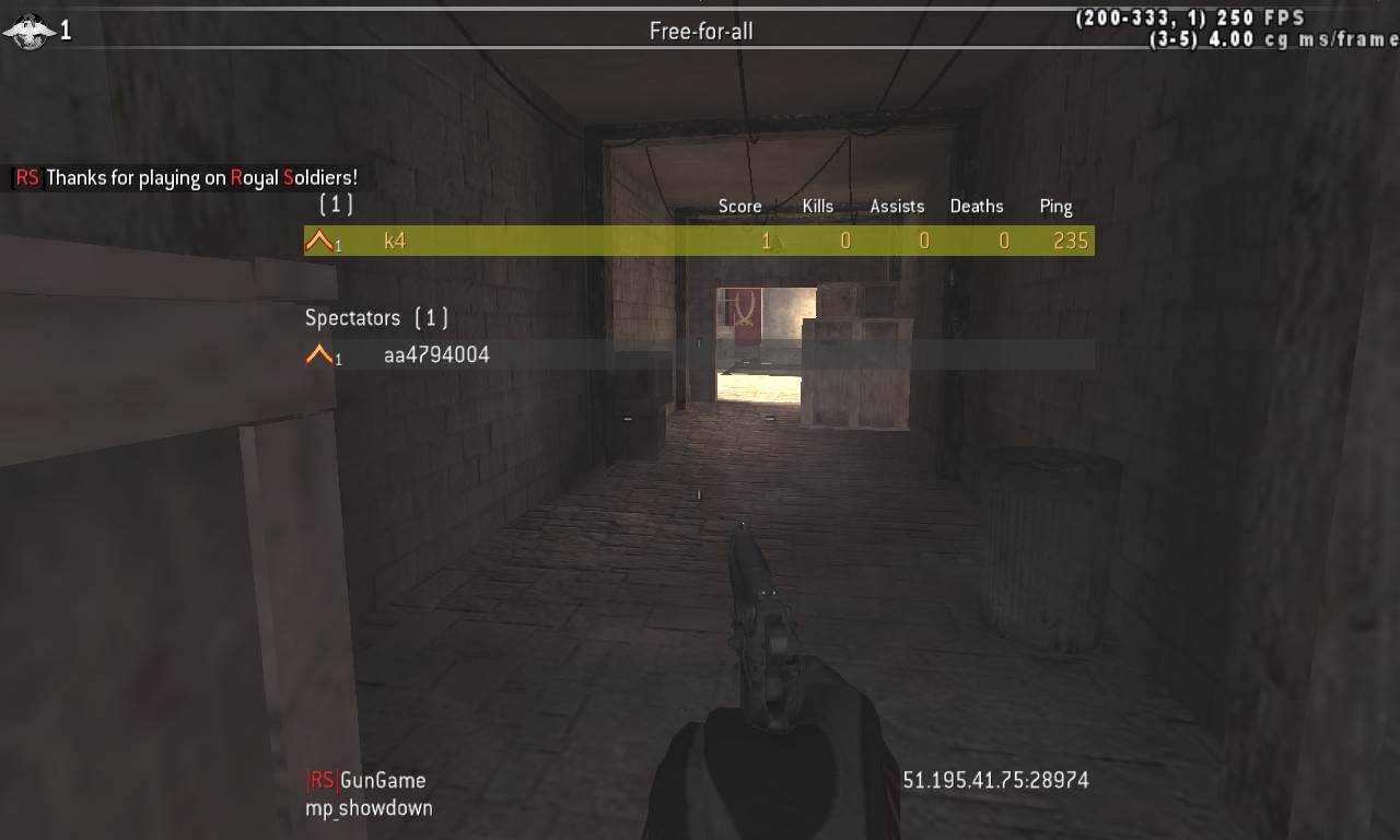 k4, mp_showdown, |RS|GunGame