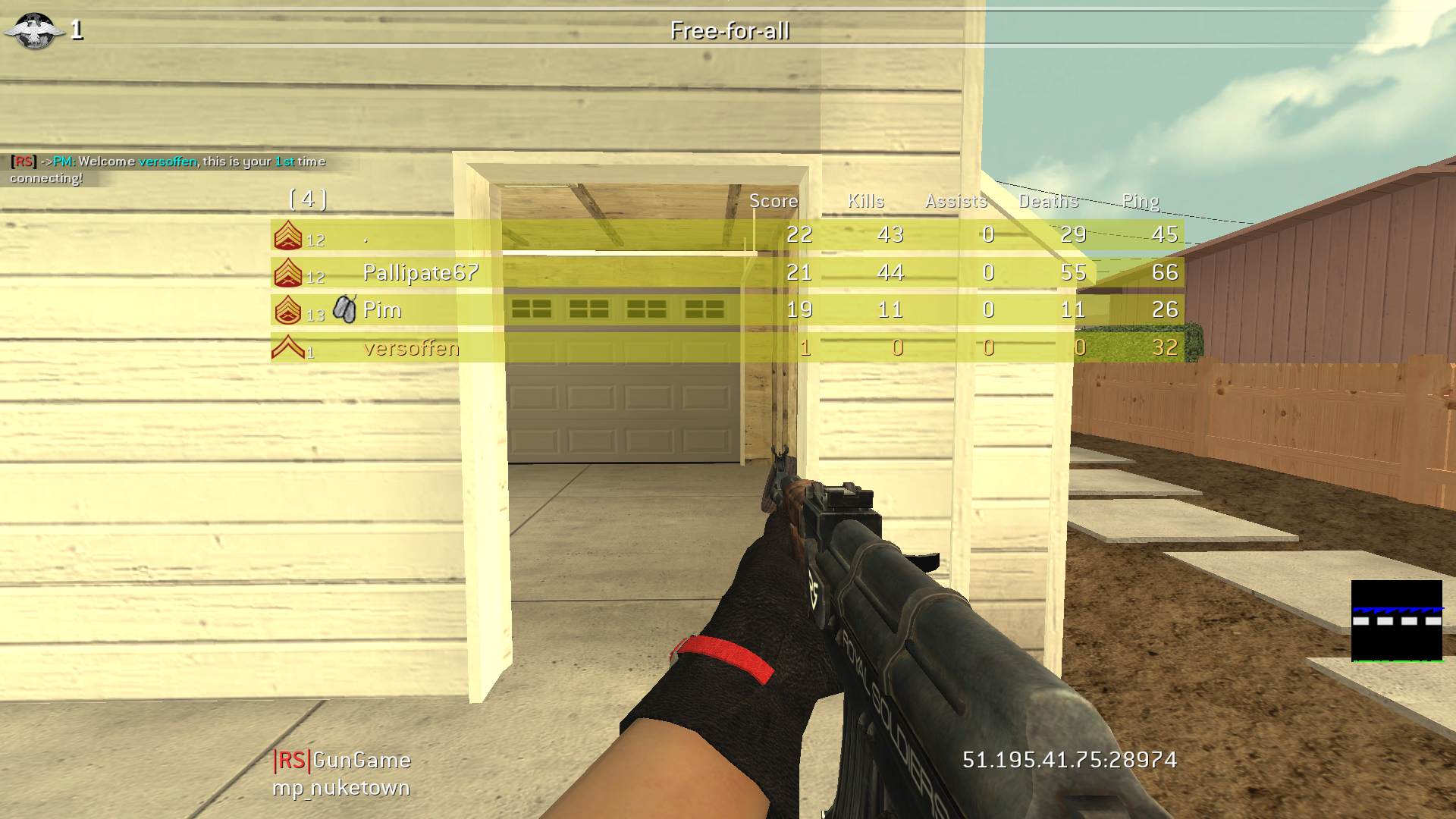 versoffen, mp_nuketown, |RS|GunGame