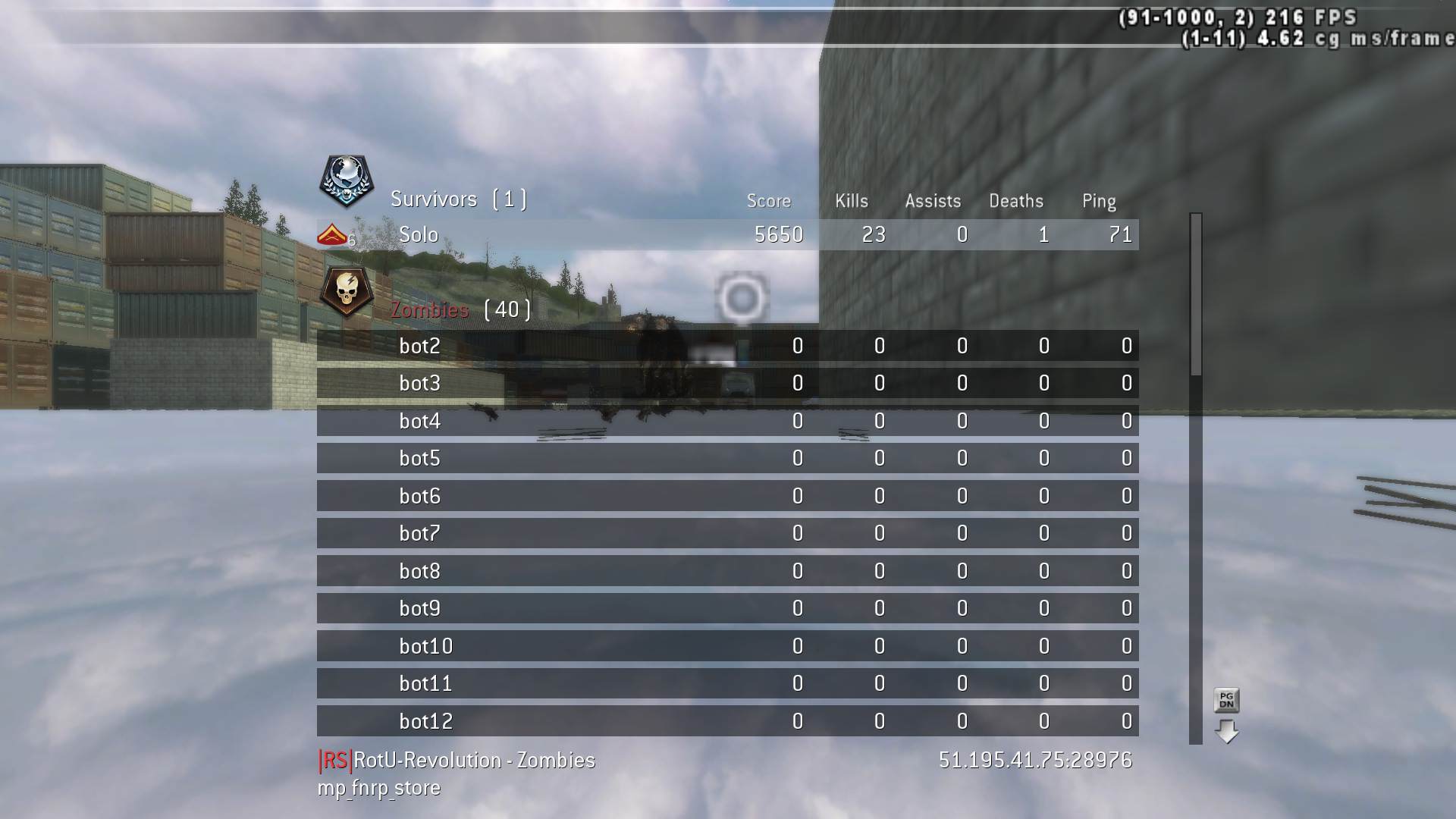 Mo3Nox, mp_fnrp_simpsons, |RS|RotU-Revolution - Zombies