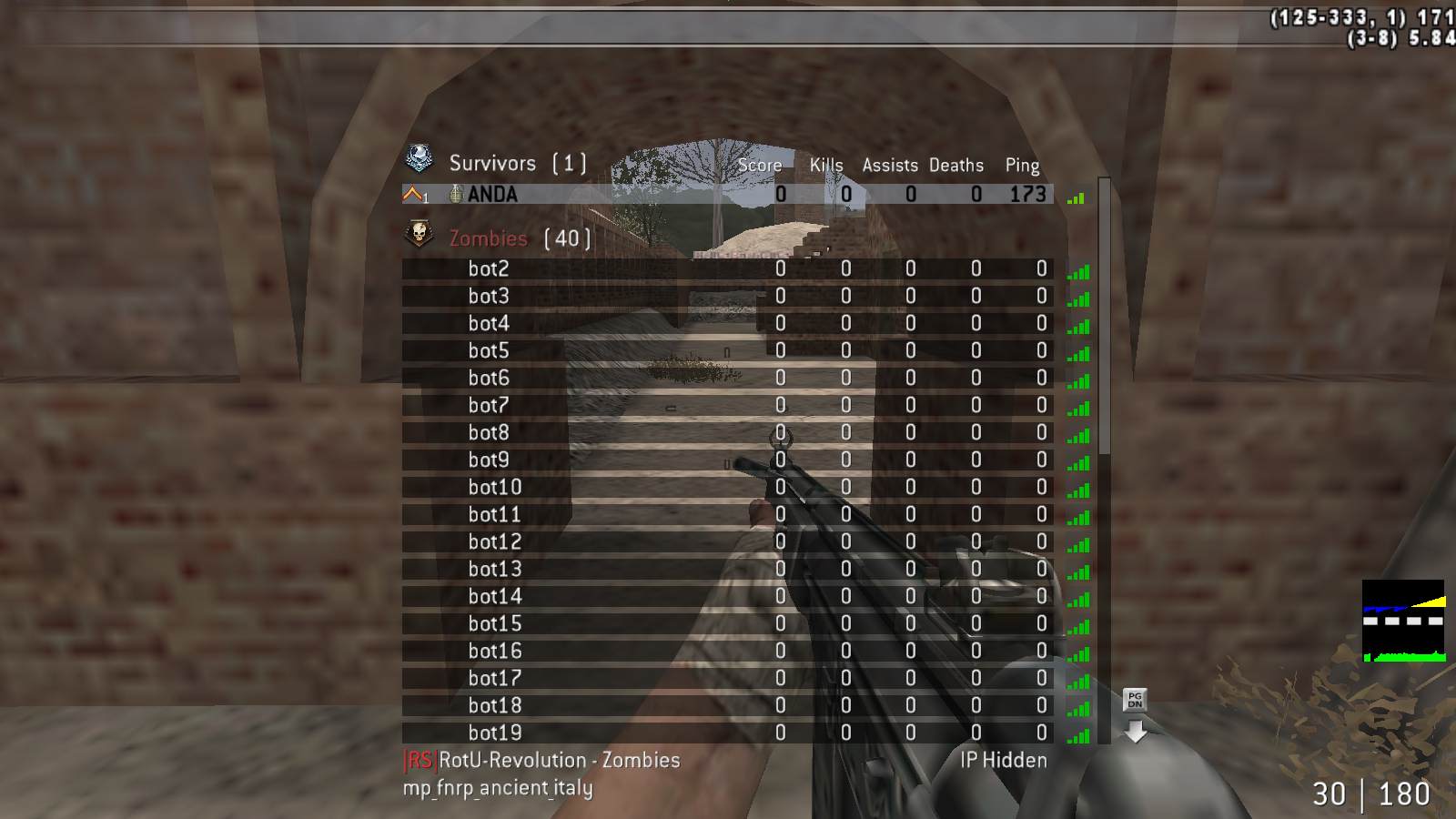 ANDA, mp_fnrp_ancient_italy, |RS|RotU-Revolution - Zombies