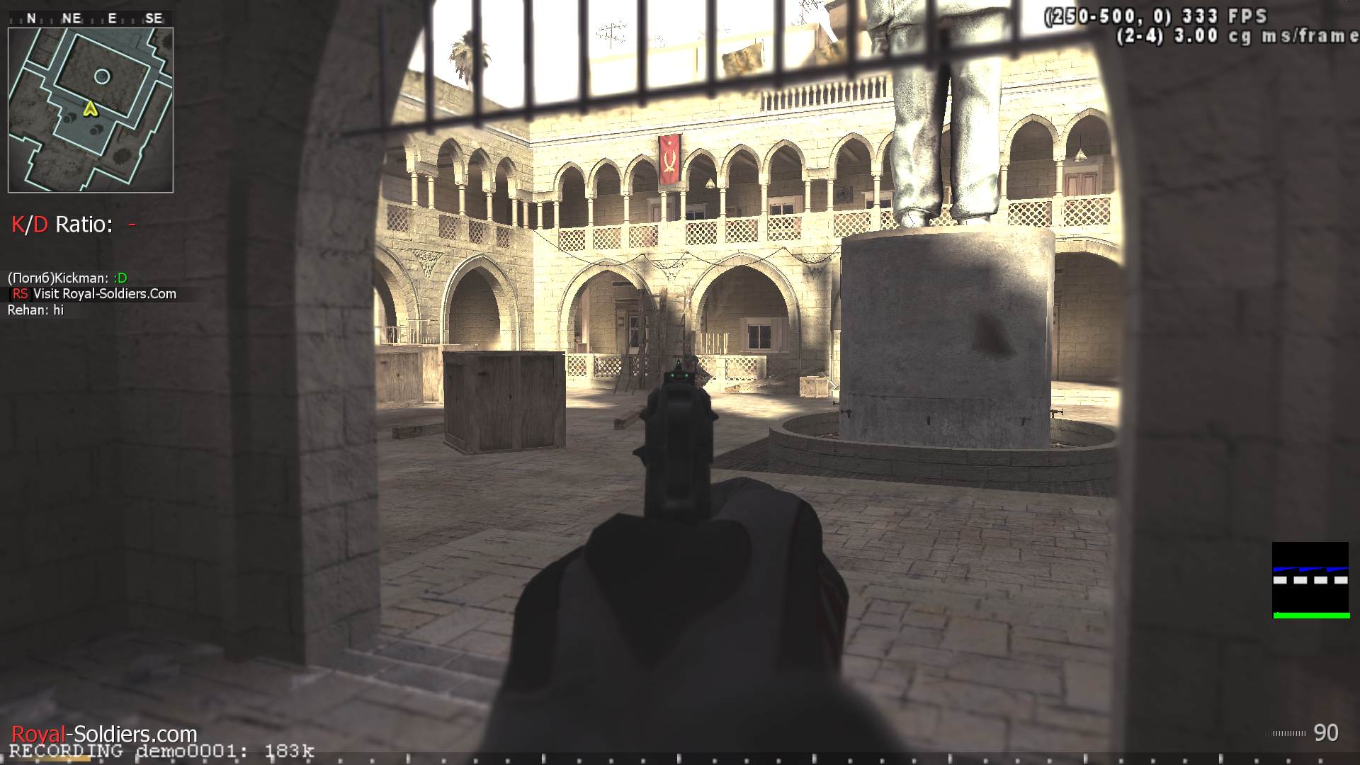 Kickman, mp_showdown, |RS|GunGame