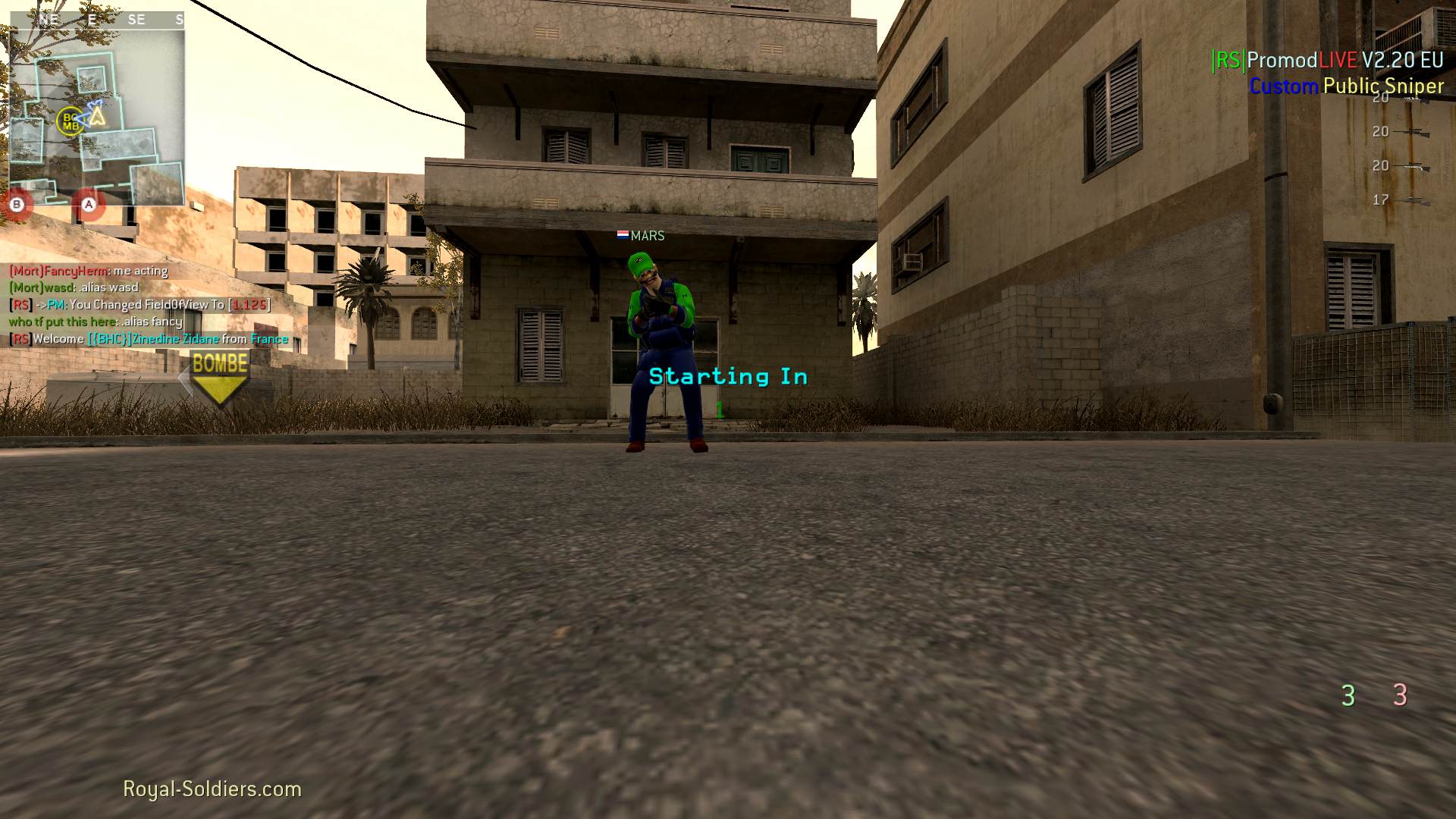 Zinedine Zidane, mp_strike, |RS|Sniper Only Promod