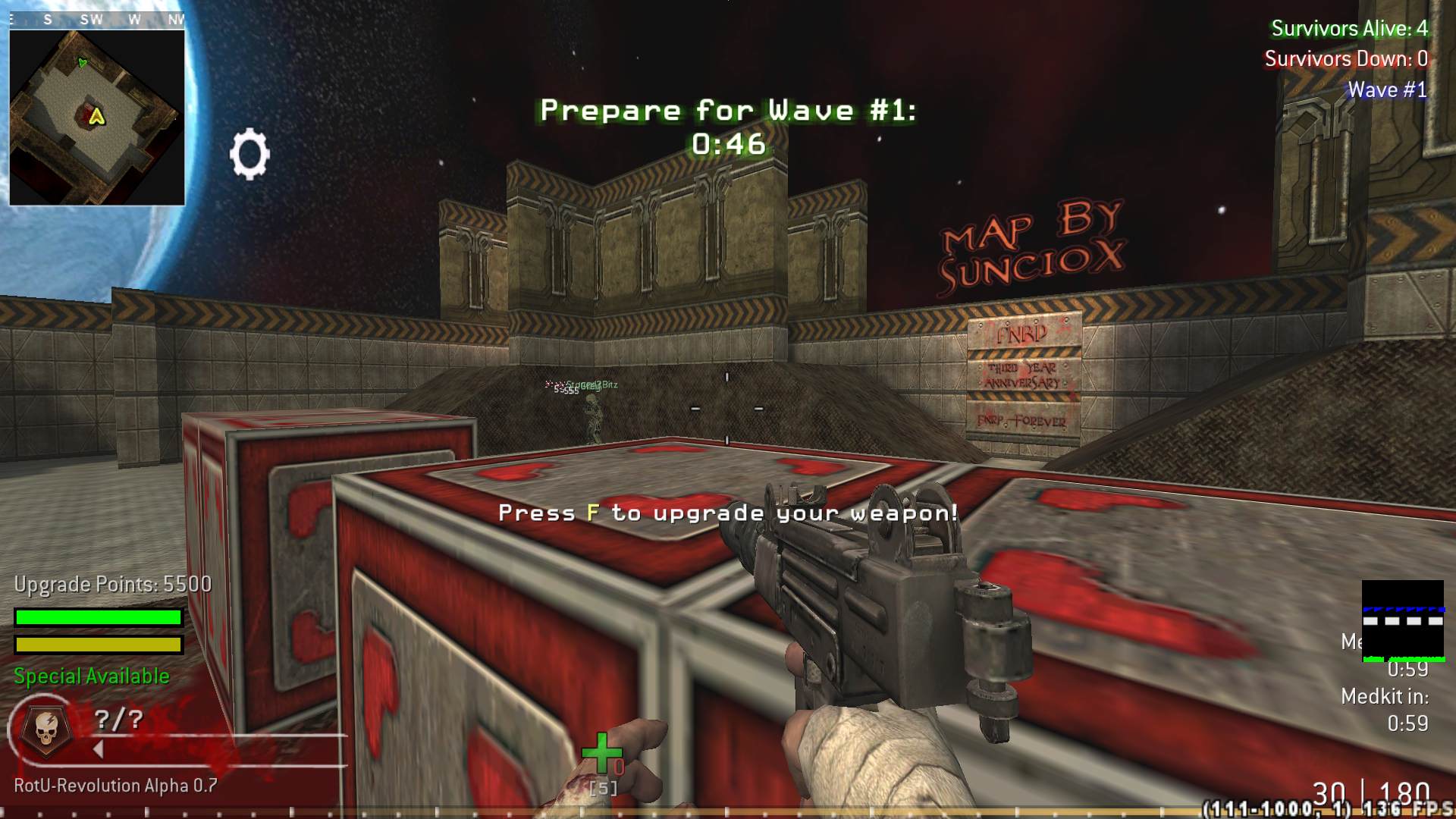KlNG, mp_fnrp_quake3_arena, |RS|RotU-Revolution - Zombies