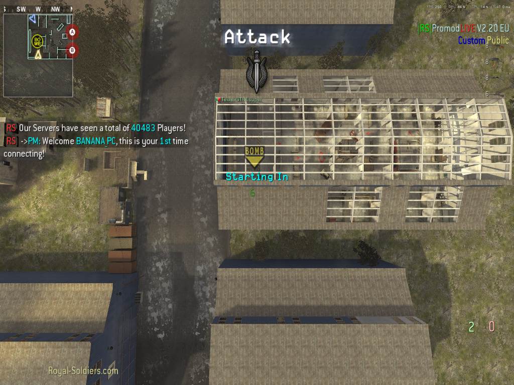 BANANA_PC, mp_killhouse, |RS|Promod S&D 2.20 - Round: 1/20