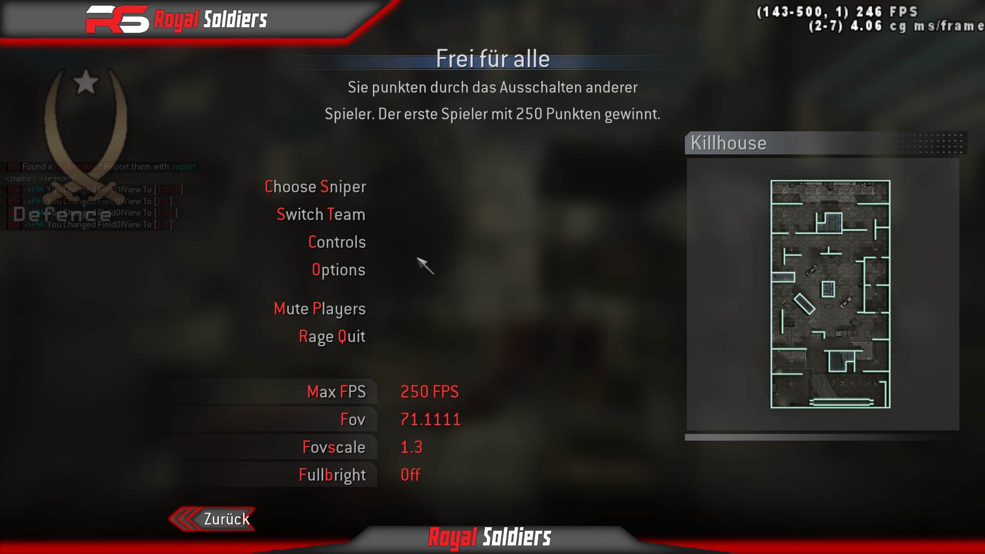 Ayatins, mp_killhouse, |RS|Sniper Only Promod - Round: 4/20