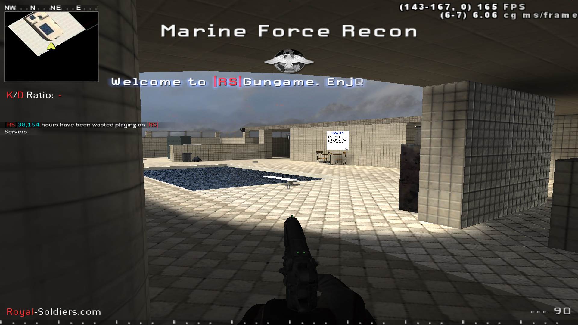 AMNA, mp_poolday, |RS|GunGame