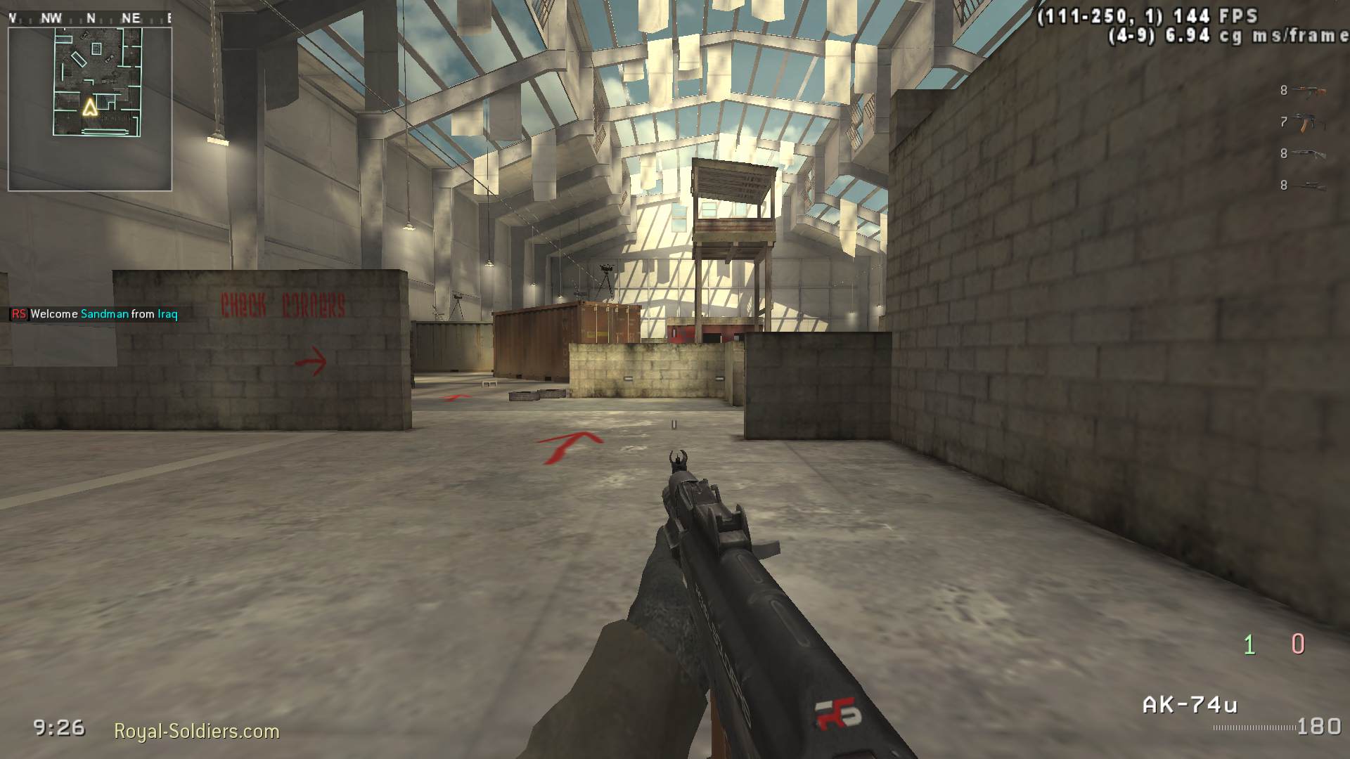 Sandman, mp_killhouse, |RS|Promod TDM