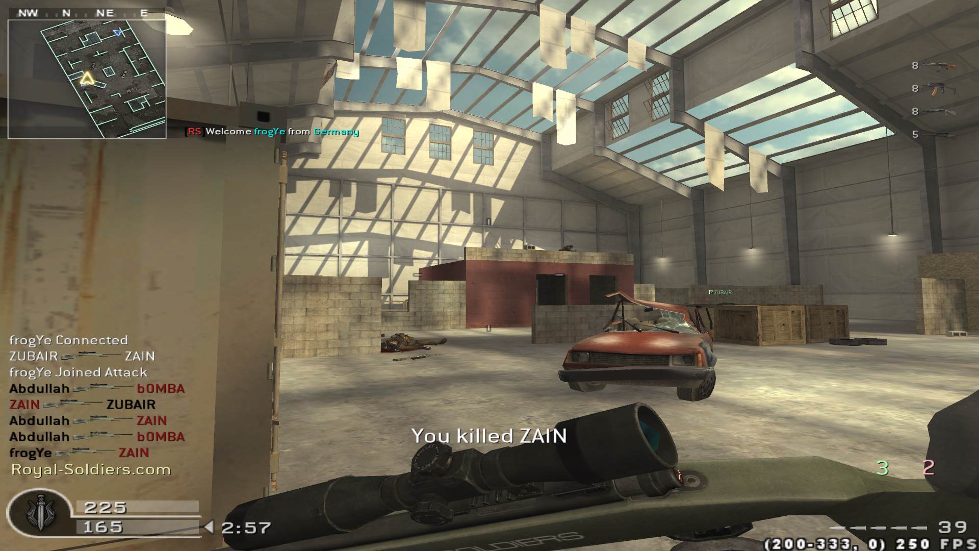 frogYe, mp_killhouse, |RS|Promod TDM