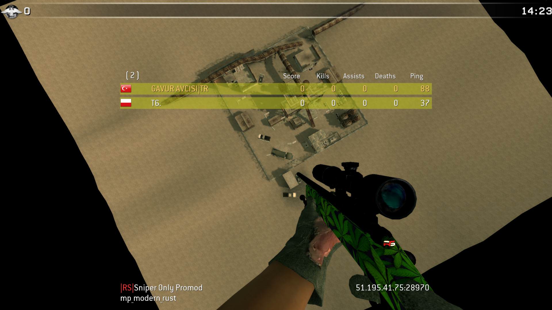 GAVUR AVCISITR, mp_modern_rust, |RS|Sniper Only Promod - Round: 5/20
