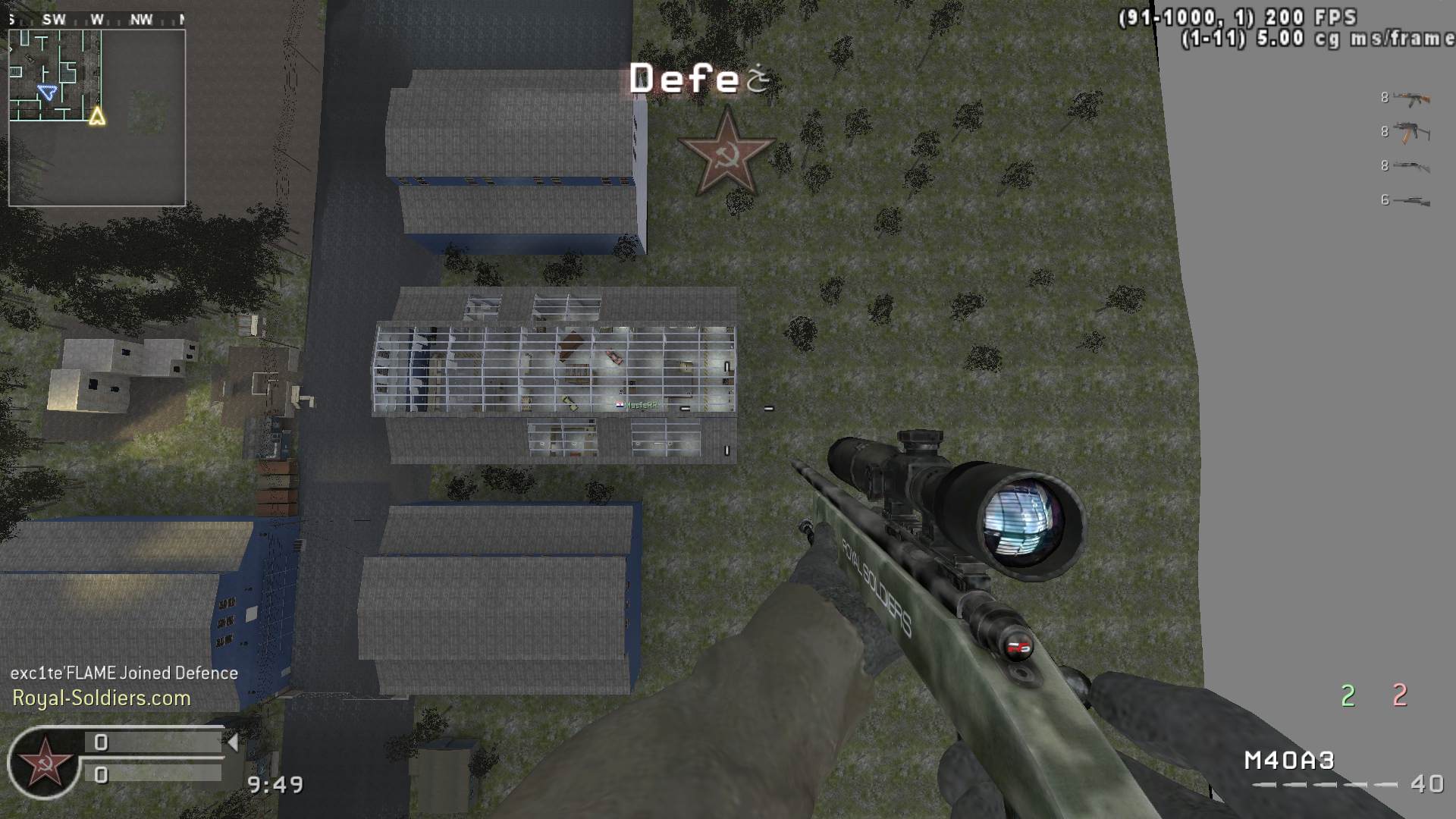 exc1te'FLAME, mp_killhouse, |RS|Promod TDM