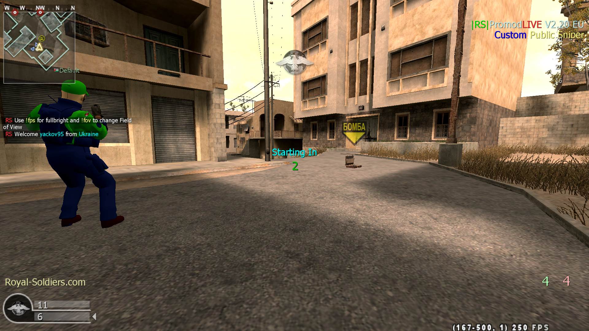 yackov95, mp_strike, |RS|Sniper Only Promod - Round: 7/20