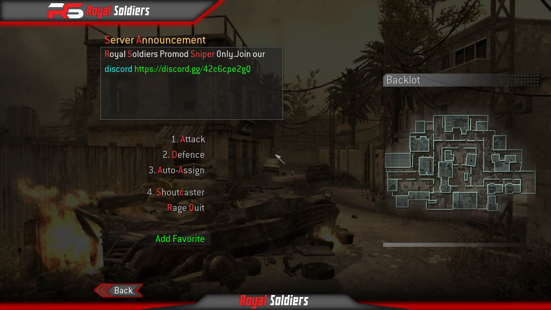 TurkY, mp_backlot, |RS|Sniper Only Promod - Round: 7/20