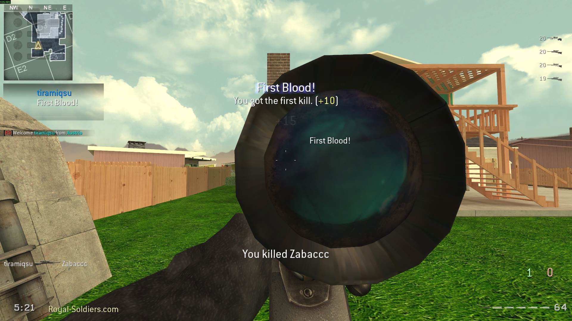 tiramiqsu, mp_nuketown, |RS|Sniper Only Promod - Round: 12/20