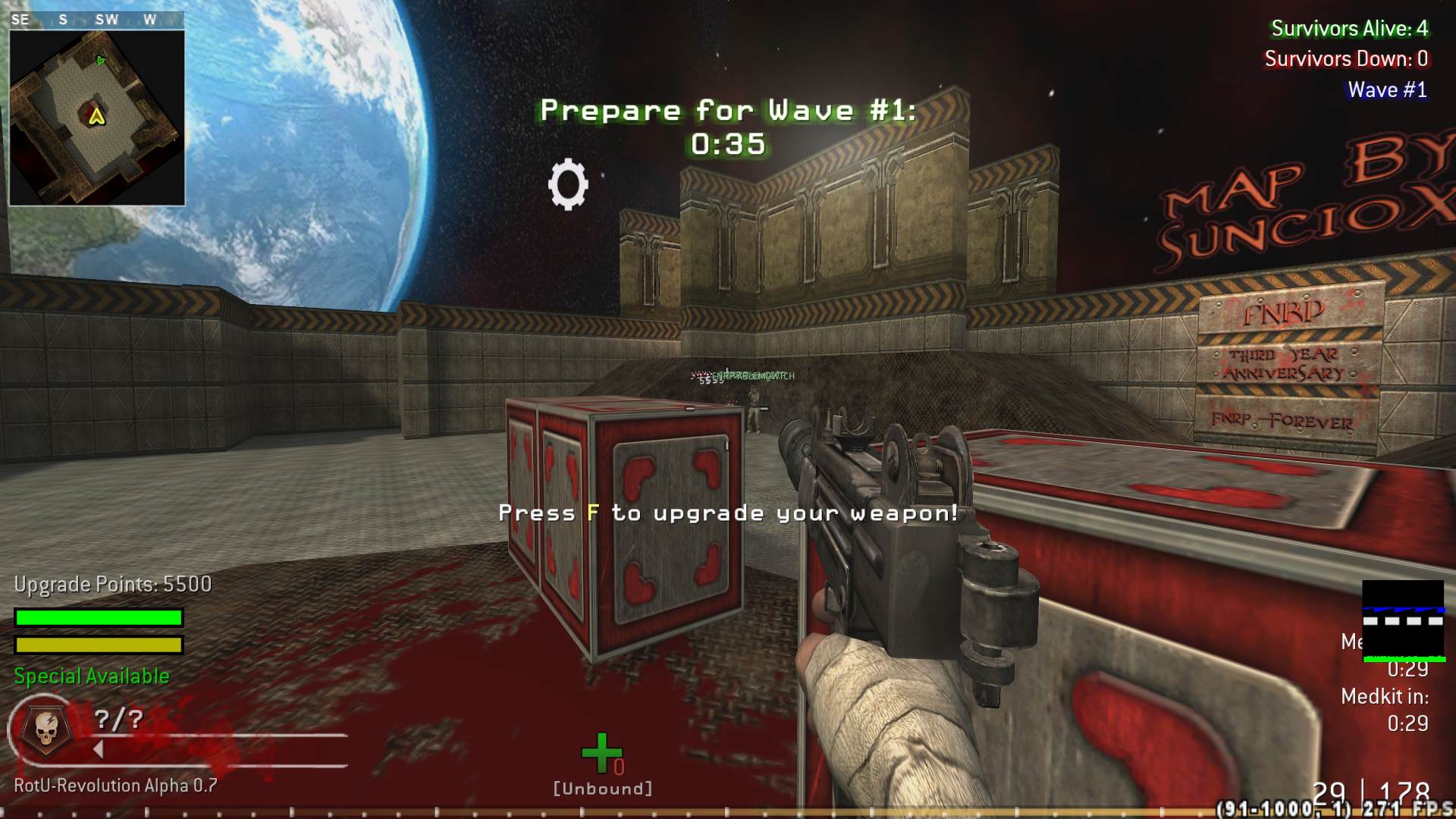 KlNG, mp_fnrp_quake3_arena, |RS|RotU-Revolution - Zombies