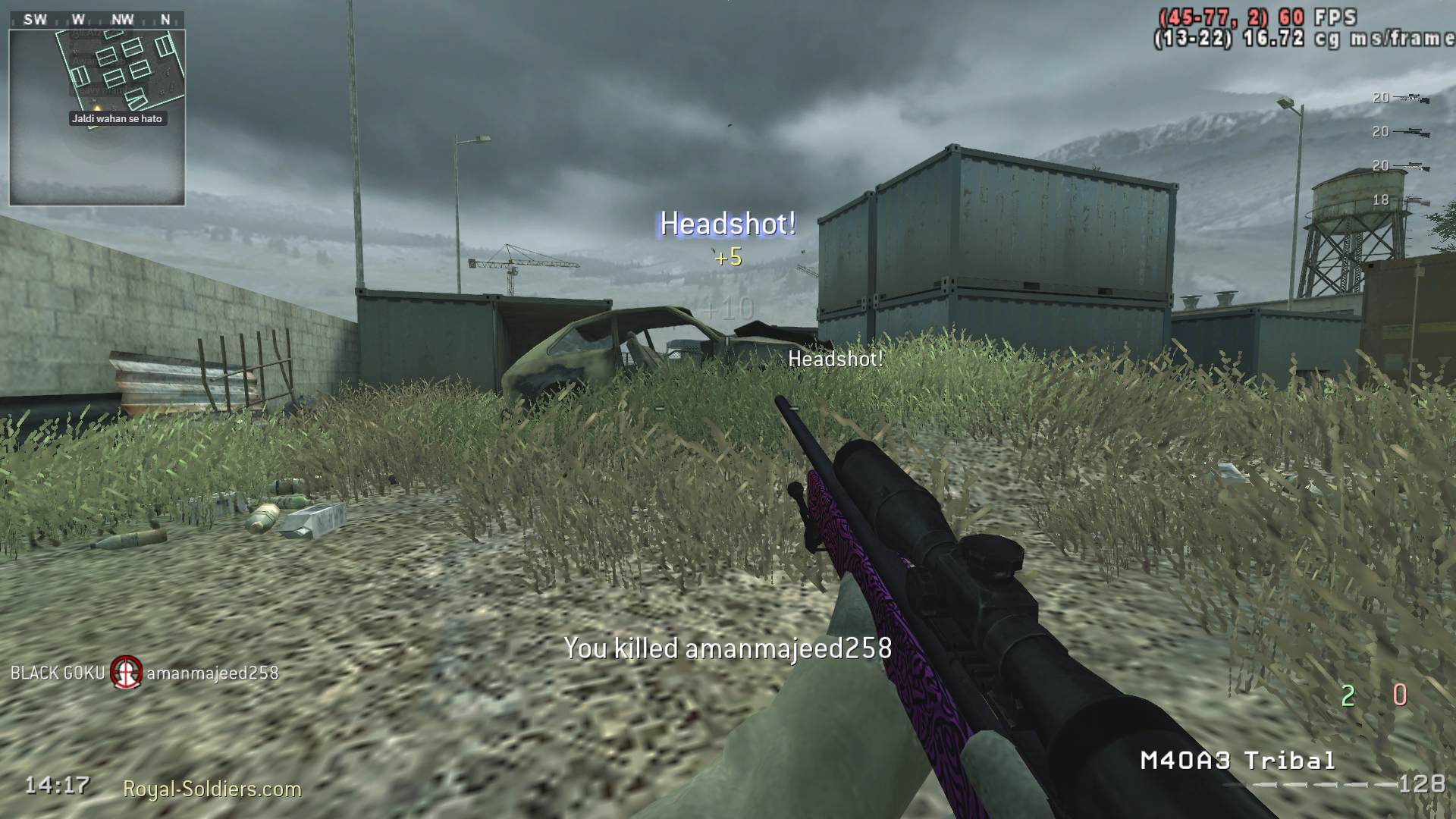 BLACK GOKU, mp_shipment, |RS|Sniper Only Promod