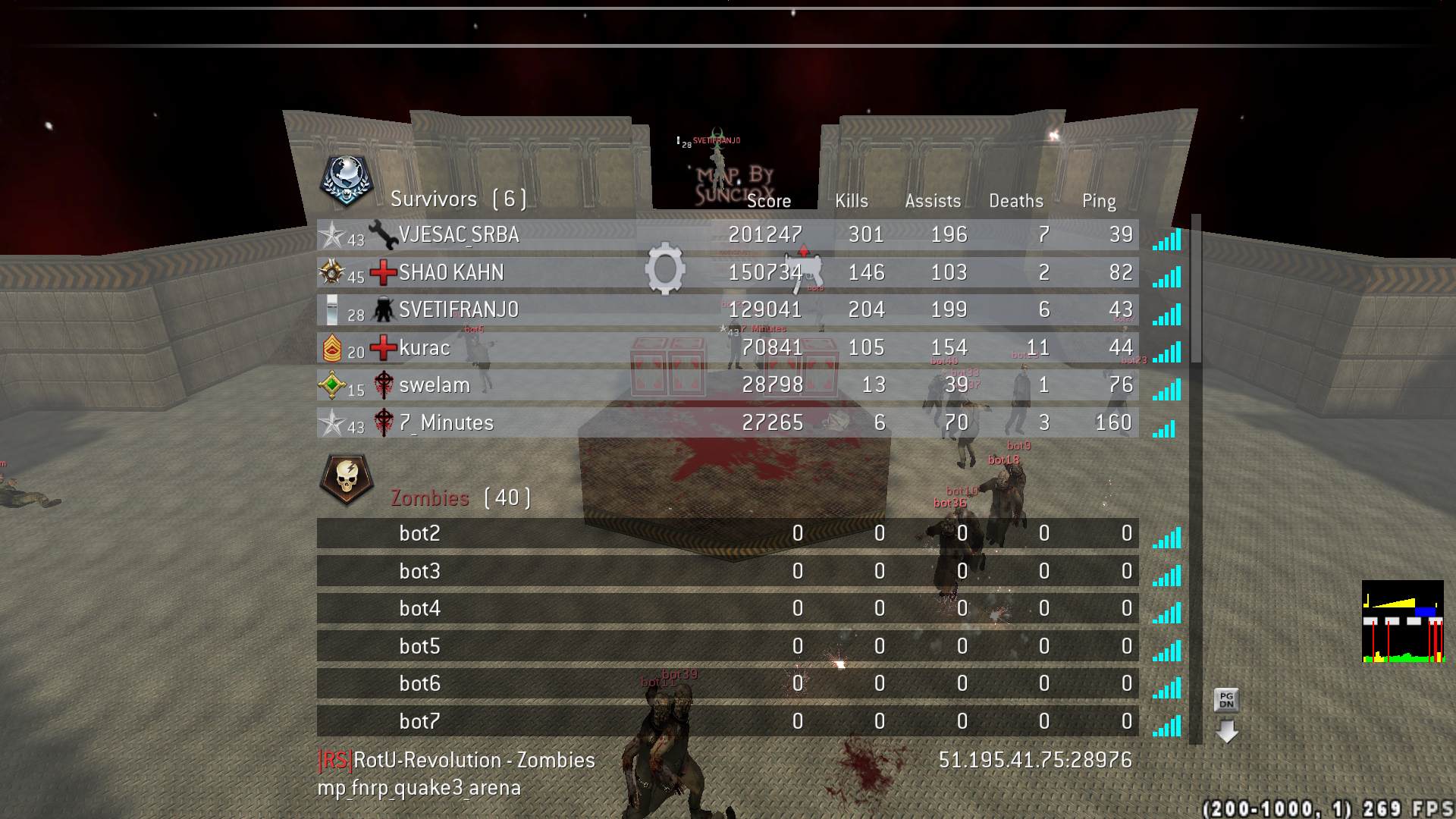 KlNG, mp_fnrp_quake3_arena, |RS|RotU-Revolution - Zombies