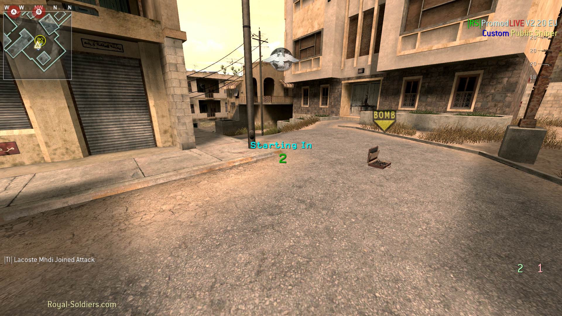Cosmiir, mp_strike, |RS|Sniper Only Promod