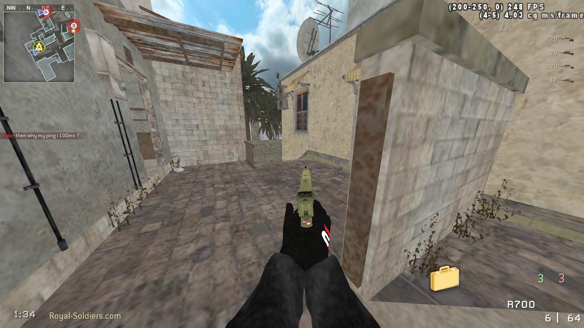 Fake, mp_crash, |RS|Sniper Only Promod - Round: 0/20