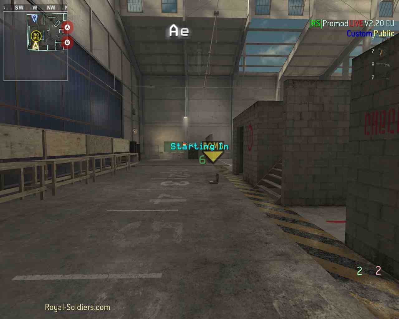 soap, mp_killhouse, |RS|Promod S&D 2.20 - Round: 7/20